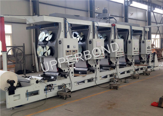 170KW Tipping paper Heliogravure printing machine with 4 Color gravure printing